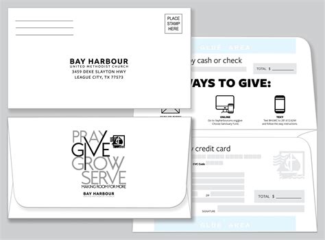 Contribution Envelopes Templates