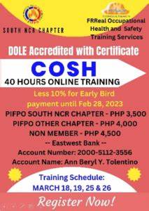 cosh training philippines