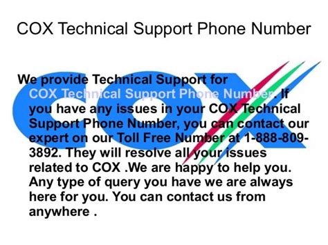 Cox Support Phone Number