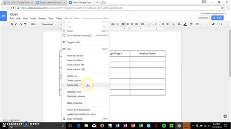 Create Chart In Google Docs