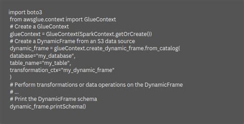 Create Dynamic Frame From Catalog Partition