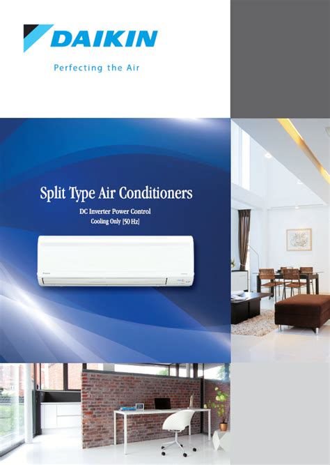 Daikin Wall Mounted Split Unit Catalogue