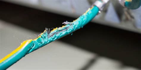 damaged wiring