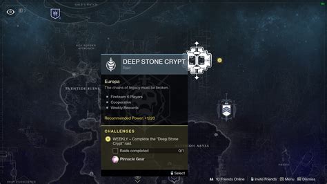 Deep Stone Crypt Walkthrough Destiny 2