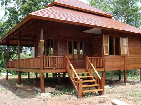 contoh desain rumah kayu