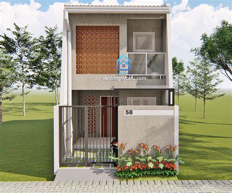 desain rumah minimalis 4x12 meter