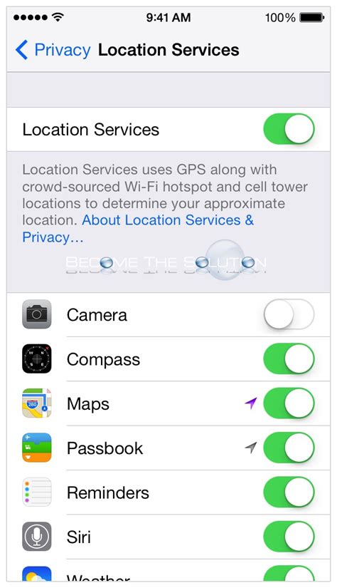 Location services on IOS 16