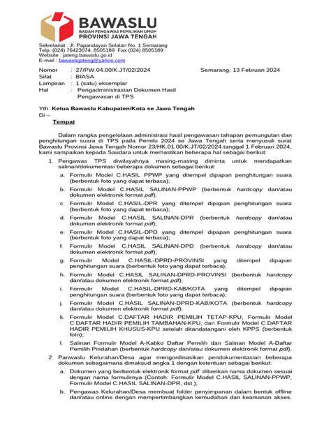 dokumen administrasi pemilu