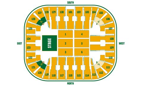 Eagle Arena Seating Chart