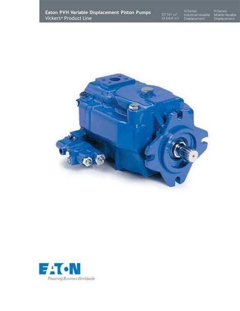 Eaton Pump Catalogue