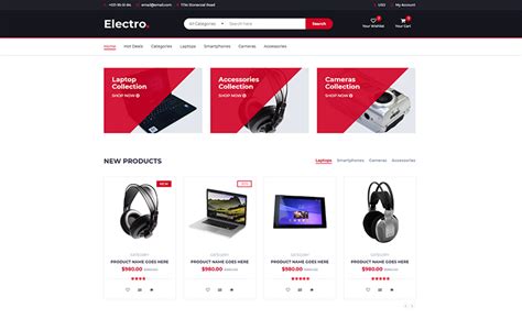 Ecommerce Bootstrap Template Free