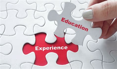 education and experience requirements