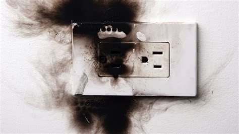 electrical outlet damage