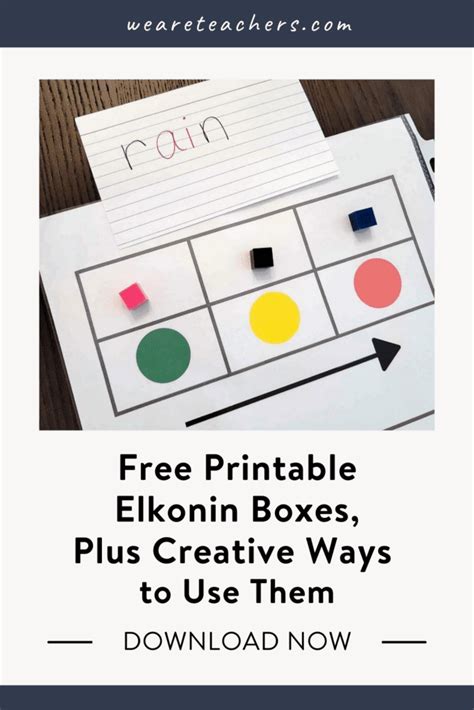 Elkonin Boxes Printable Free