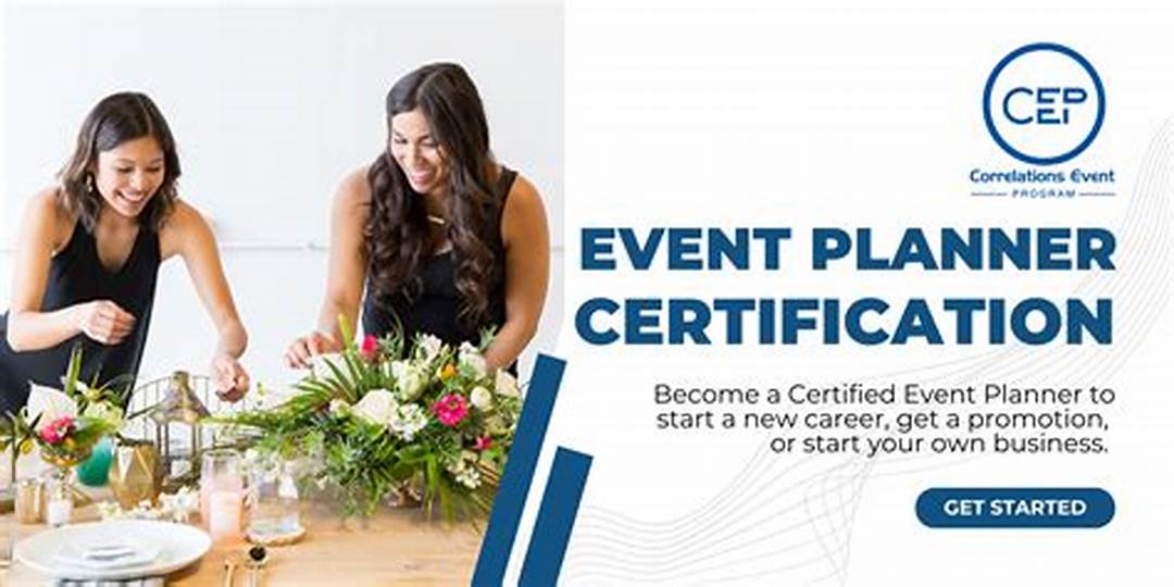 event planning certification