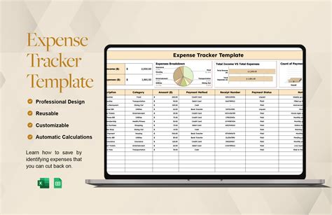 Expenses Tracker Template
