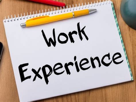 experience working