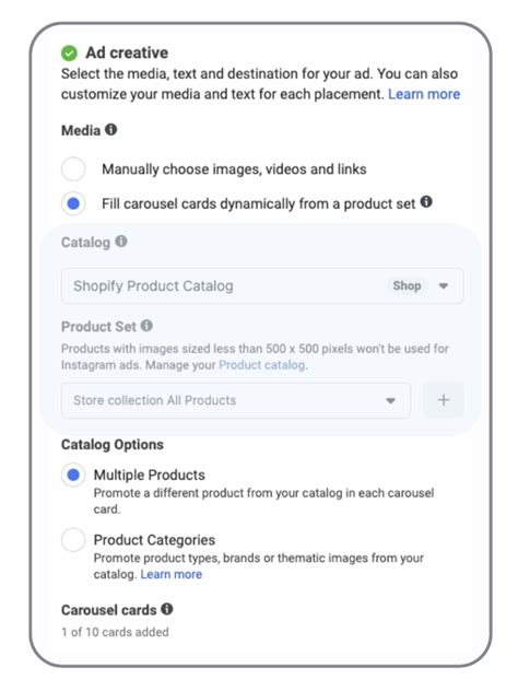 Facebook Create Product Catalog