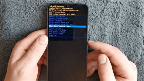 factory reset realme