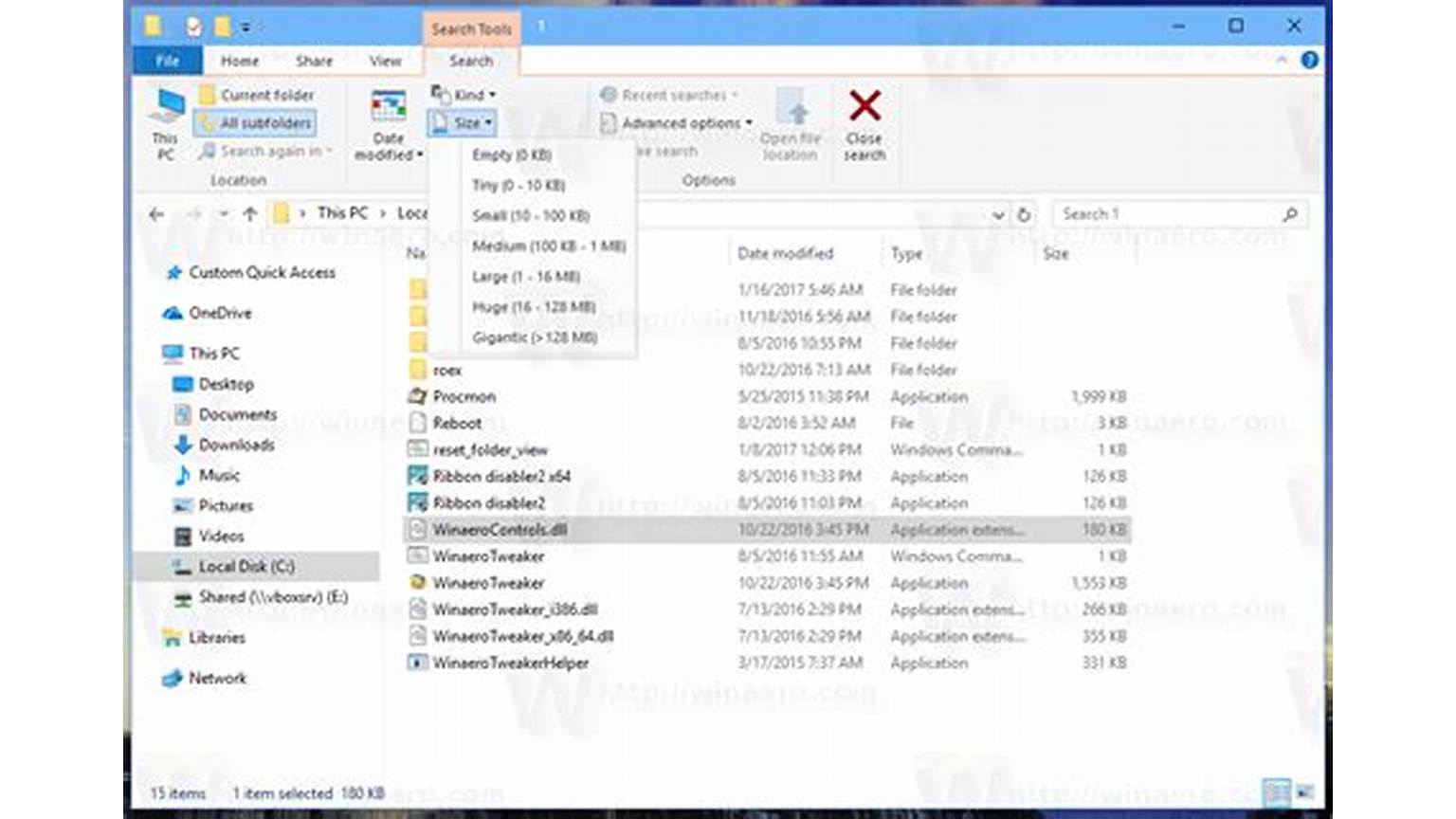 file manager search