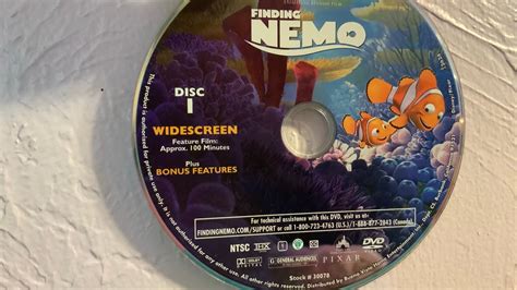 Finding Nemo Dvd Menu Walkthrough