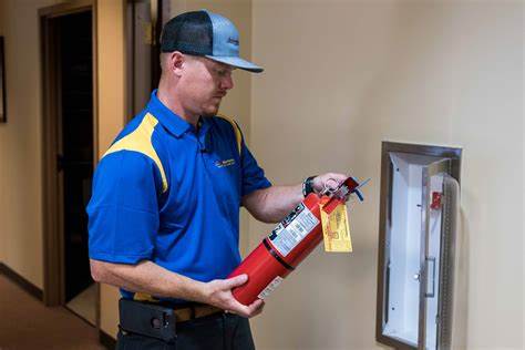 fire extinguisher inspection in medical office