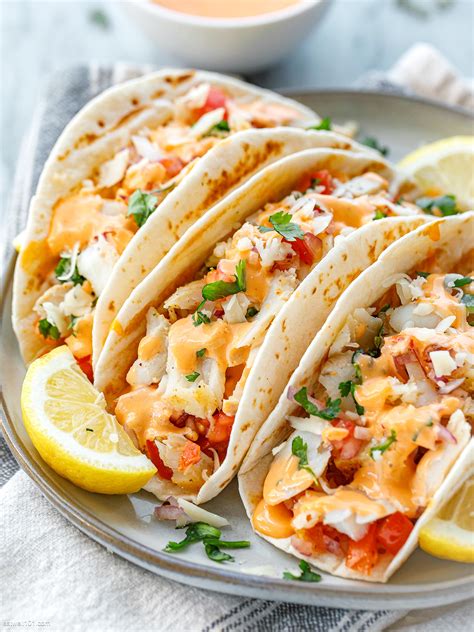 Assemble and Serve Your Fish Tacos