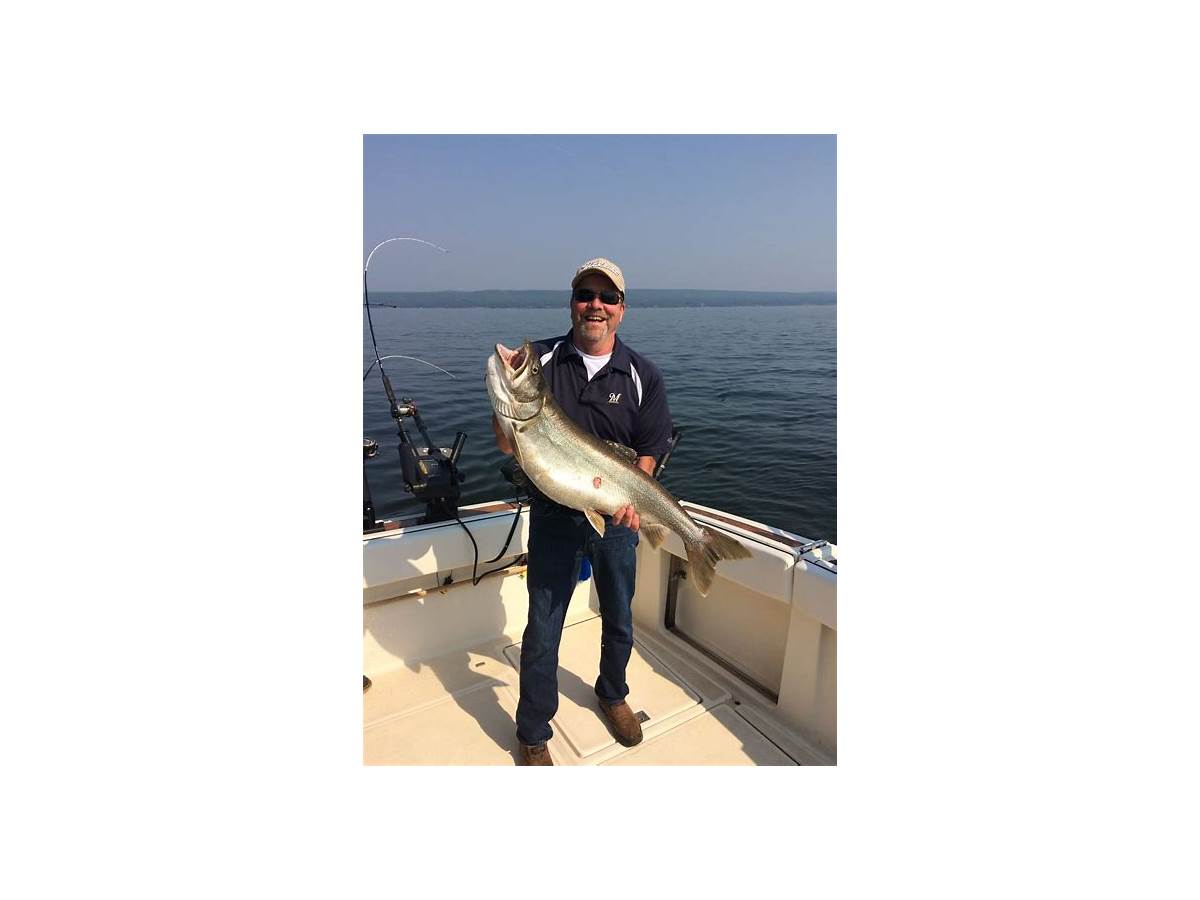 Fishing charter on Lake Superior