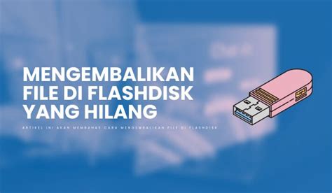 flashdisk hilang