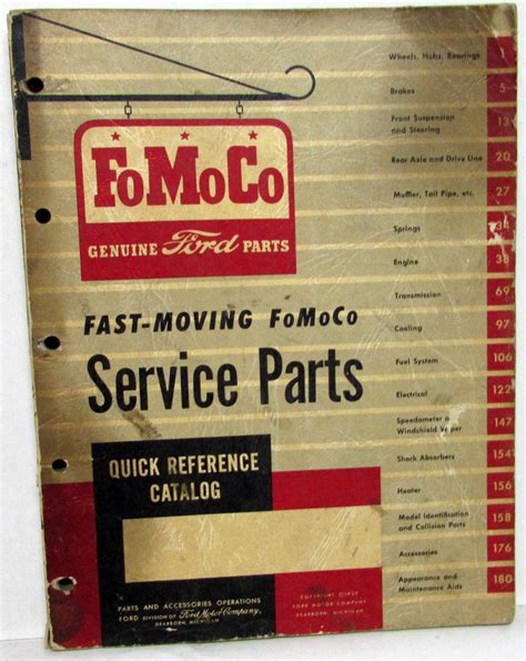Fomoco Parts Catalog