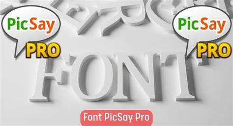 Download Font Picsay Pro