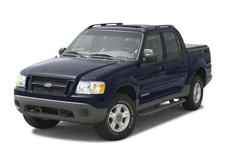 Front view of a Ford Explorer Pickup 2002