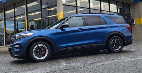 Ford Explorer ST with custom wheels and tires