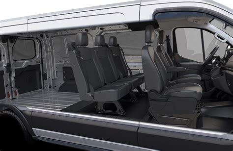 Interior features of a Ford Transit Crew Van for Sale