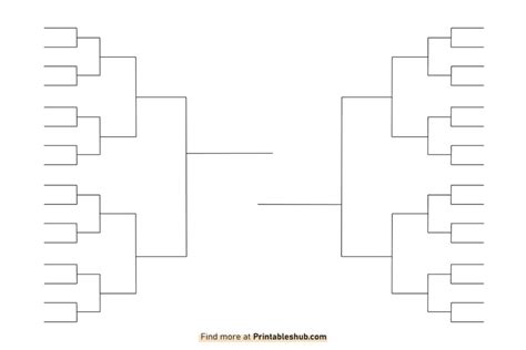 Free Printable Brackets Blank