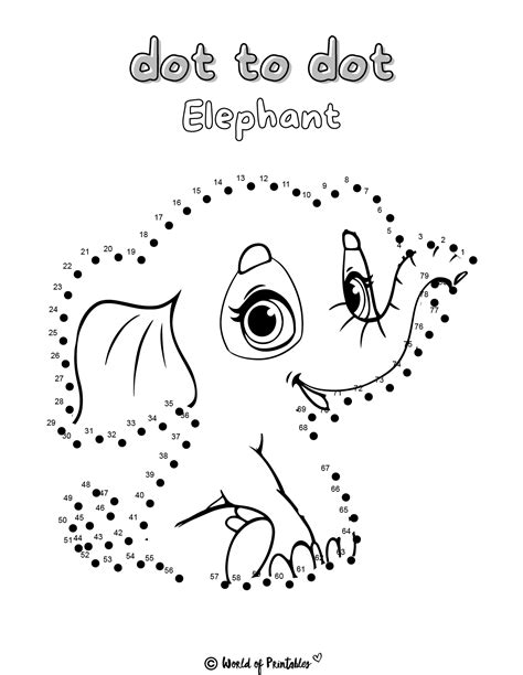Free Printable Dot To Dot Sheets