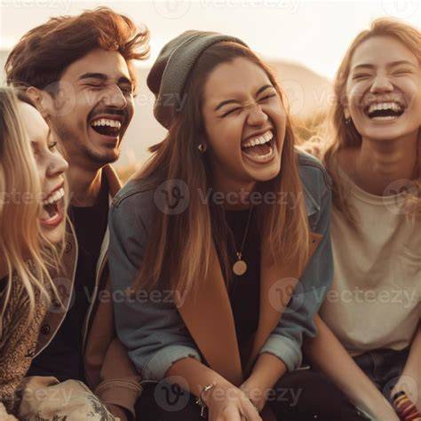 friends laughing