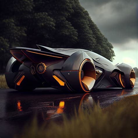 futuristic car art illustration Vibrant Vintage Polaroid Car Backgrounds for a Retro Aesthetic