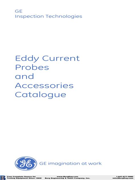Ge Eddy Current Probe Catalog