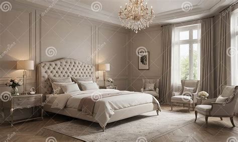Geometric Headboards and Nightstands in a Bedroom