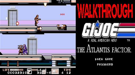 Gi Joe Nes Walkthrough