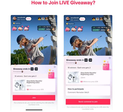 giveaway tiktok