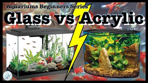 glass vs acrylic tanks