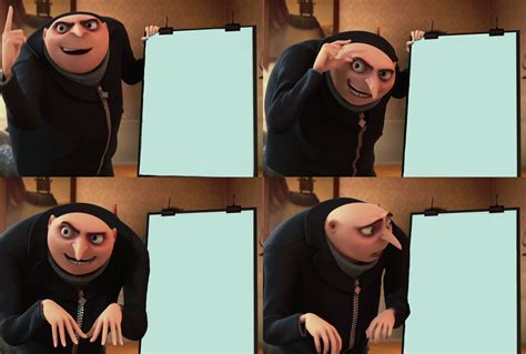 Gru S Plan Meme Template