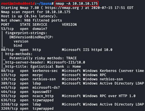 Hack The Box Sauna Walkthrough