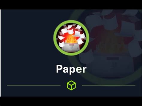 Hackthebox Paper Walkthrough