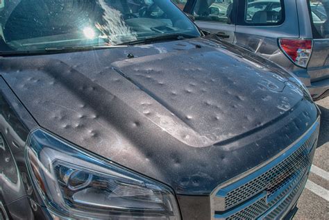 hail damage cars rust