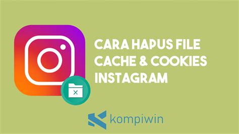 hapus cache dan data aplikasi instagram