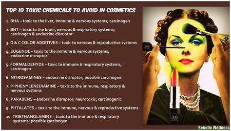 Cosmetics health risks