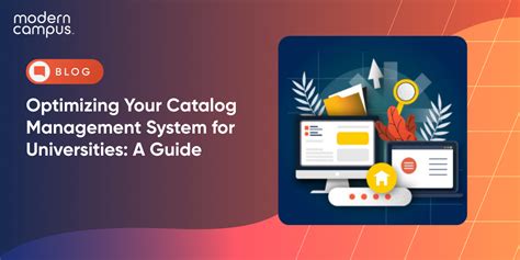 Higher Ed Catalog Management System